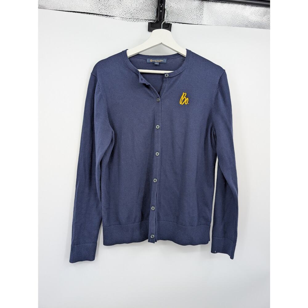 Brooks Brothers Bo Schembechler Univ of Michigan Cardigan Women's Large **